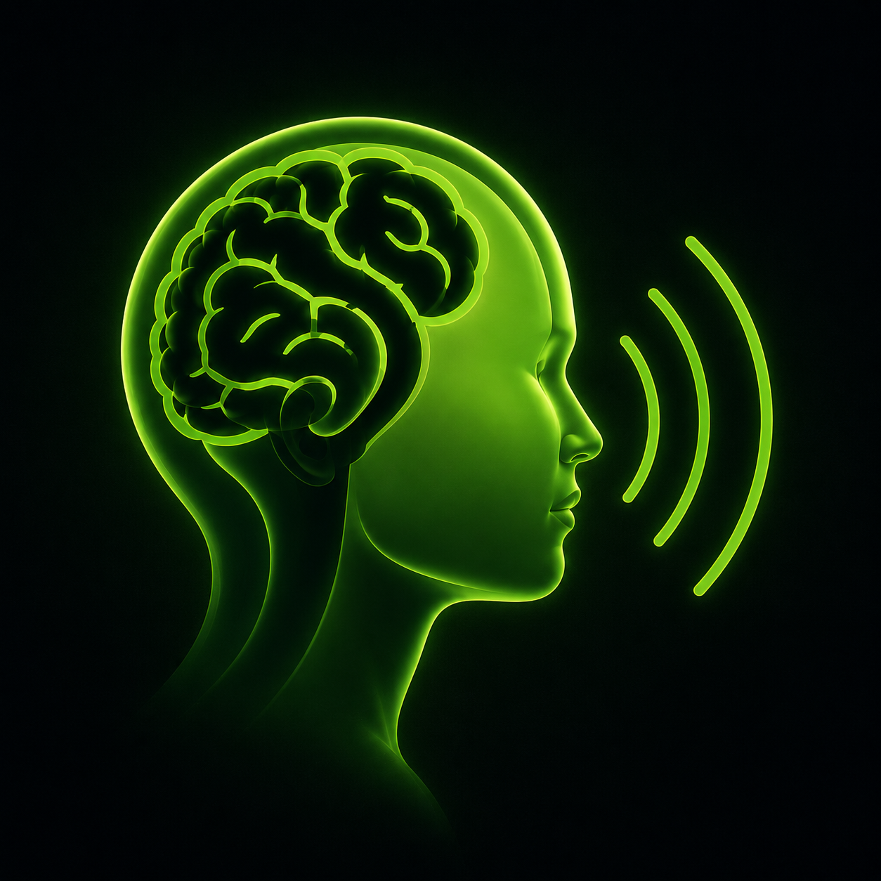 Illustration representing auditory and hearing processes